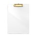 Russell+Hazel Acryl Clip Board, Goudkleurige Hardware, 9" x 12"