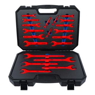 BGS VDE Single Open-End Wrench Set | 6 - 32 mm | 20-Piece