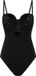 Hunkemöller Body rembourrée lisse Noir