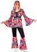 W Groovy Bubbles Jaren 70 Style Roze - Vrouw