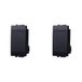 IXTRIMA Inverter 1P 16A eenpolig, kleur zwart, compatibel met Bticino Living International/Light, 2 stuks