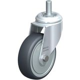 Blickle LKRA-TPA 101KF-GS12 Zwenkwiel Wieldiameter: 100 mm Draagvermogen (max.): 110 kg 1 stuk(s)