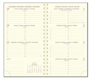 Exacompta 16822E – navulverpakking voor Eurotime 16S spiraalbinding, 9 x 16 cm, weekkalender januari tot december 2023