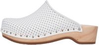 Berkemann Dames en Heren clogs Standard-Toeffler wit Leer Unisex