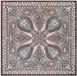 Roeckl sjaal Flourishing Paisley 90x90 Multi Coffee veelkleurig