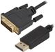 PremiumCord KPORTADK02-03 video kabel adapter 3 m DisplayPort DVI Zwart