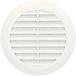 KOTARBAU® Grille d'aération, rond, 100 mm, blanc