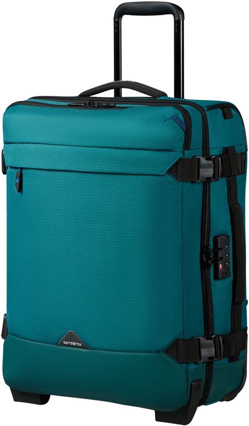 Samsonite Roadseeker DF/whls 55cm + rugzak - Deep teal
