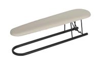 Strijkplank WENKO Leona Strijkplank met mouwen met vulling, 100% katoen, zwart/wit, 52 x 14 x 12 cm