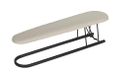 Strijkplank WENKO Leona Strijkplank met mouwen met vulling, 100% katoen, zwart/wit, 52 x 14 x 12 cm