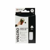 VELCRO VEL-EC60249 Klittenband punten Om vast te plakken Haak- en lusdeel, Extra sterk (Ø) 45 mm Wit 6 paar