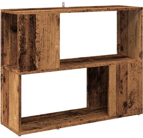 vidaXL Boekenkast/kamerscherm 80x24x63 cm oud houtkleurig