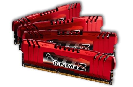 g.skill 32GB DDR3-1600 CL10 RipjawsZ