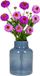 Bela Arte Vaas Milan - transparant blauw glas - 15 x 20 cm