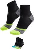 Morethansocks Hardloopsokken Unisex 3-Pack Zwart