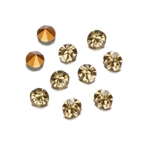 Knorr Prandell 6134049 - strass-steentjes, SS 12, 3-3,2 mm, 45 stuks, SB, zwart diamond