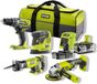 Ryobi 4-delig Combokit (incl. 1x 4.0Ah accu 1x 2.0 Ah accu en lader) ONE+ 18V