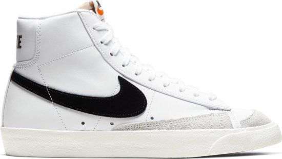Nike Blazer Mid '77 Dames Sneakers - White/Black-Sail - Maat 37.5