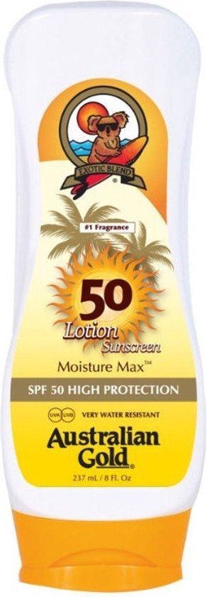 Australian Gold SPF 50 Lotion zonder Bronzer - 237 ml - Zonnebrandcrème