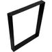 Gedotec FERRO-O Tabletop Black Steel 710 x 580 mm
