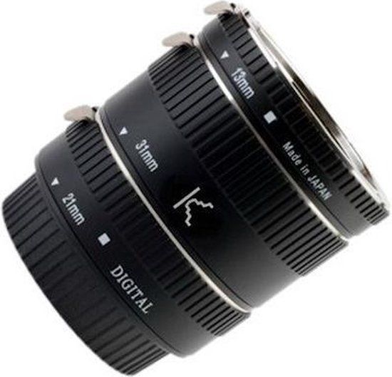 Meike Tussenringen Set Sony A-Mount - Zwart