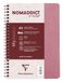 Clairefontaine 785366C Collectie Nomaddict (ex Age Bag) Schrift met Spiraalbinding Oudroze - A5 14,8x21 cm - 100 Pagina's Gelijnd - Wit Papier 90 g - Omslag Glanskarton met Lederkorrel