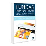 Raylu Paper® - 100 transparante lamineerhoezen voor lamineerfolie (75 micron, A3)