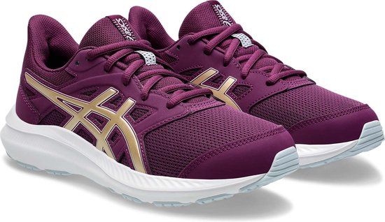 Asics Jolt 4 Gs Hoopschoenen - Paars - Maat 37 - Unisex - Kinderen