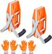 VEVOR Tweehandige Steen Draagklemmen 300 kg Hijsklemmen 280 x 120 x 190 mm Set van 2