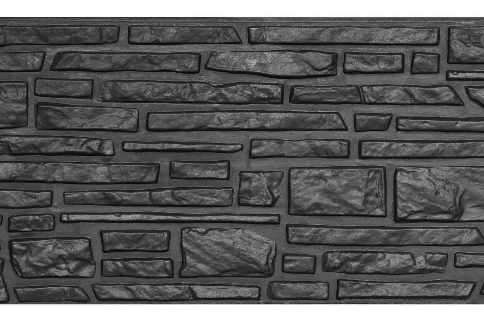 Merkloos Tuindeco Berton-motiefplaat gecoat H26xD4,8xL184 cm rustico