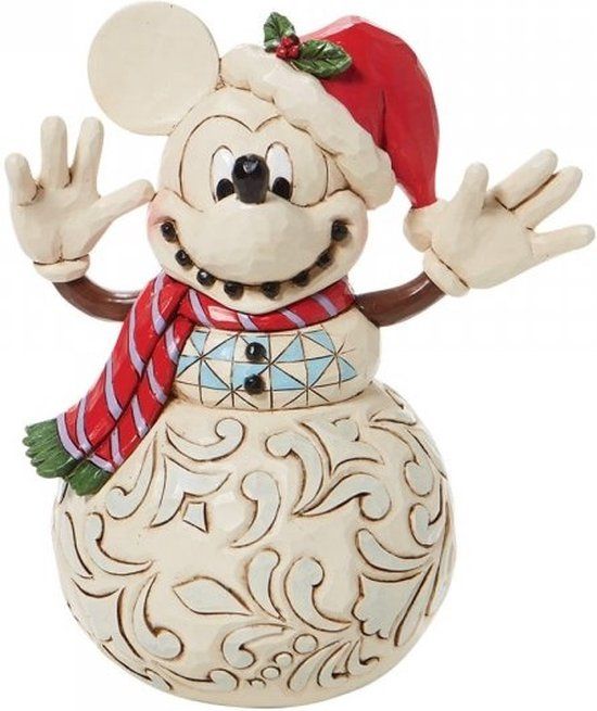 Disney Traditions Mickey Mouse Snowy Smiles Statue 17 cm