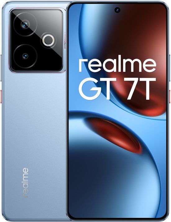Realme GT 7T 17,3 cm (6.8") Dual SIM Android 15 5G USB Type-C 12 GB 256 GB 7000 mAh Blauw