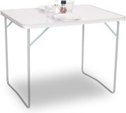 Brixy Campingtafel - Inklapbaar - Tuintafel - 80x60x70 cm - Wit