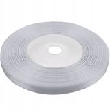 Netuno Satijnen Lint 6mm Licht Zilver 32m