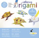 Fridolin Kleurplaten Origami - Schildpad