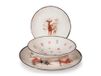 H&H 18-delige Fairytale Charm steengoed kerstservies set