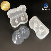 Tepelhoedje - 2 Stuks - Transparant - One Size Fits All