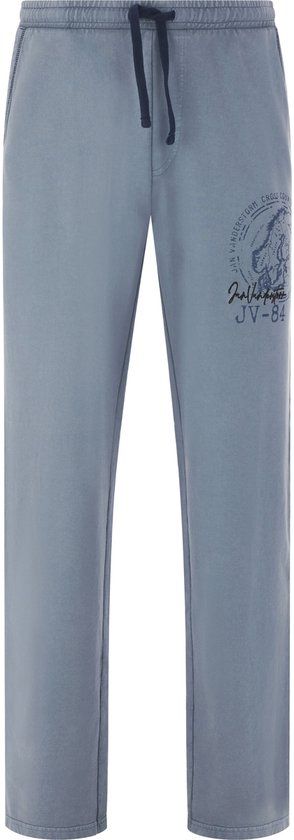 Jan Vanderstorm heren Joggingbroek - 68/70 - blauw - Plus Size