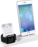 By Qubix - 3 in 1 houder geschikt voor Apple Watch & Airpods & iPhone - Wit standaard - docking station