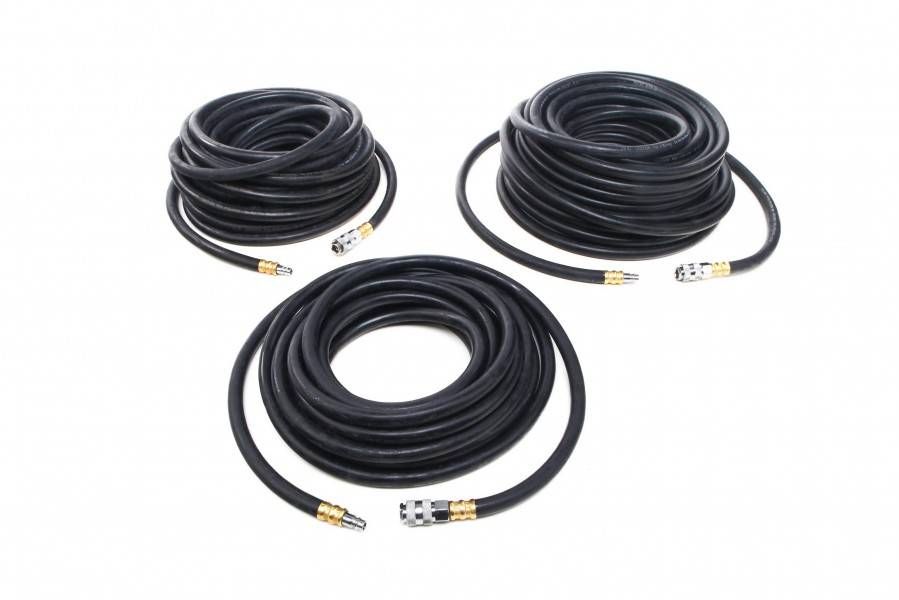 HBM Rubberen luchtslang 20 meter met koppelingen