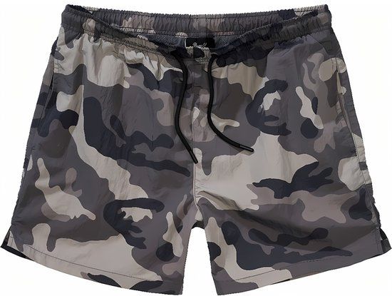 Brandit Swim Heren Zwembroek - grijs camouflage - XXL