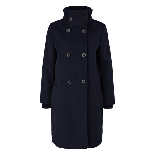 s.Oliver BLACK LABEL Wool Coat - Navy