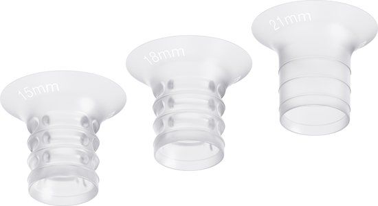 Medela Inserts voor Borstkolf – 6 stuks in 3 maten (15, 18 & 21 mm)