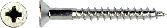 PGB-FASTENERS Spaanplaatschroef VZK-Z Ø 4,50x20 Zn | 5410439005012
