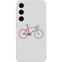 Samsung Galaxy S24 Plus, Samsung Galaxy S25 Plus Bike color hipster bedrukt siliconen hoesje