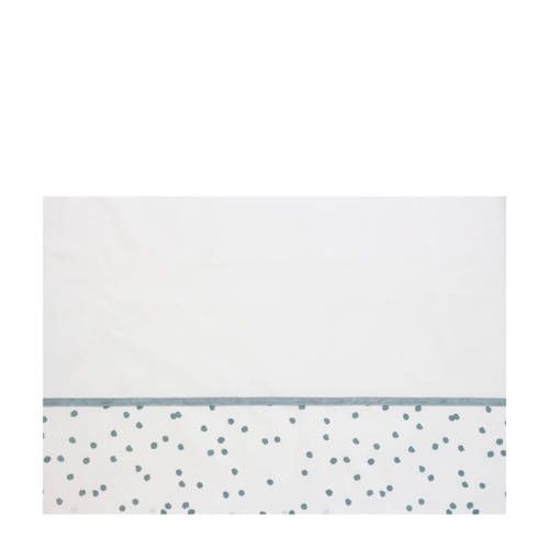 Briljant Baby Wieg Laken 75x100 Spots Stone Green