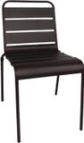 Bolero Stalen Stoelen Zwart (Set van 4)