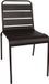 Bolero Stalen Stoelen Zwart (Set van 4)