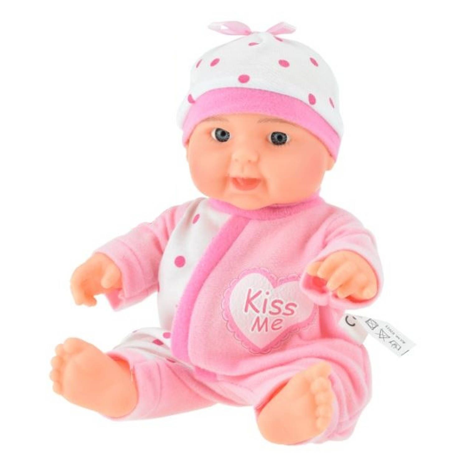 Toi Toys babypop met pyjama 22.5 cm - Meisje