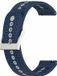 By Qubix - Smartwatch bandje - Donkerblauw - 20mm